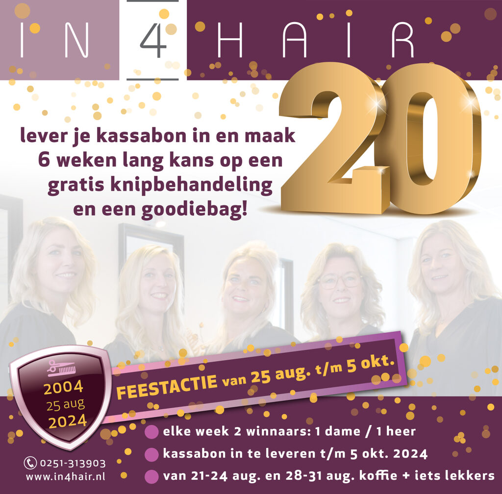 in4hair jubileum aktie